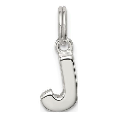Sterling Silver Letter J Charm