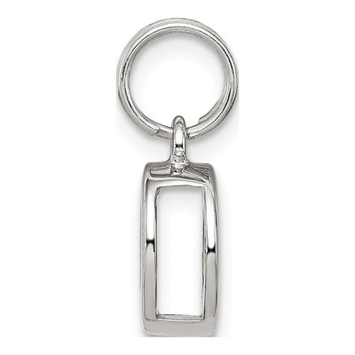 Sterling Silver Letter O Charm – view 3