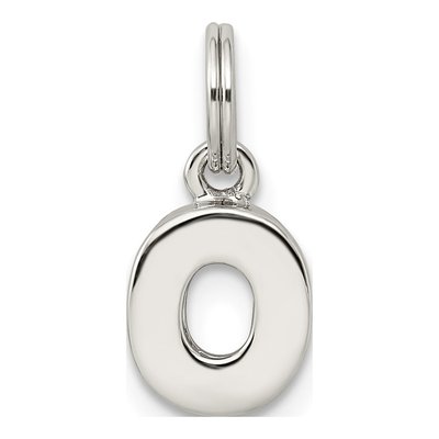 Sterling Silver Letter O Charm