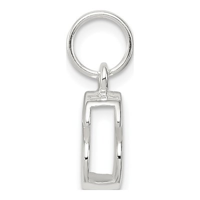 Sterling Silver Letter S Charm – view 3