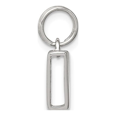 Sterling Silver Letter V Charm – view 3