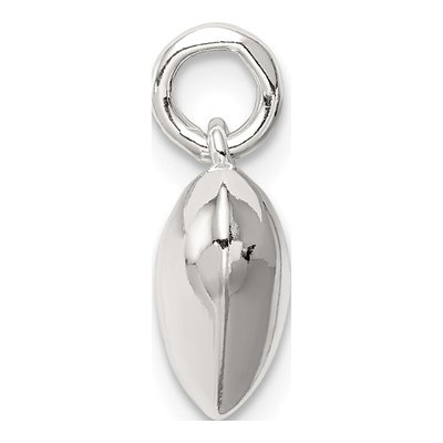Sterling Silver Puff Heart Pendant – view 3
