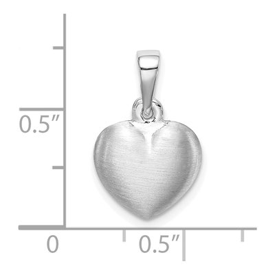 Sterling Silver Heart Pendant – view 5