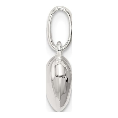 Sterling Silver Puff Heart Charm – view 3