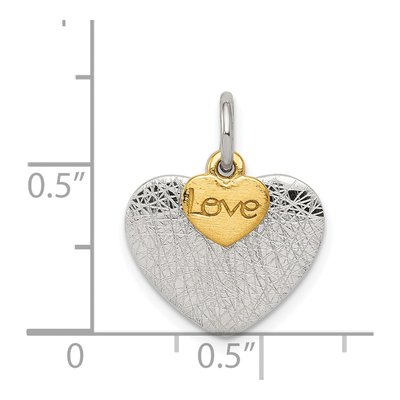 Sterling Silver Love Pendant – view 4
