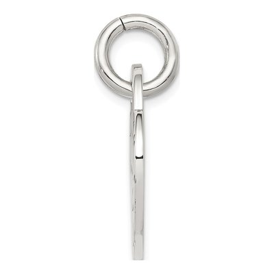 Sterling Silver 'i Love U' Heart Pendant – view 3