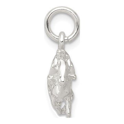 Sterling Silver Horse Rider Pendant – view 3