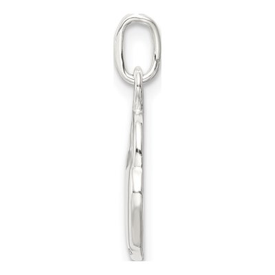Sterling Silver Heart Lock Pendant – view 3