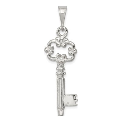 Sterling Silver Key Pendant