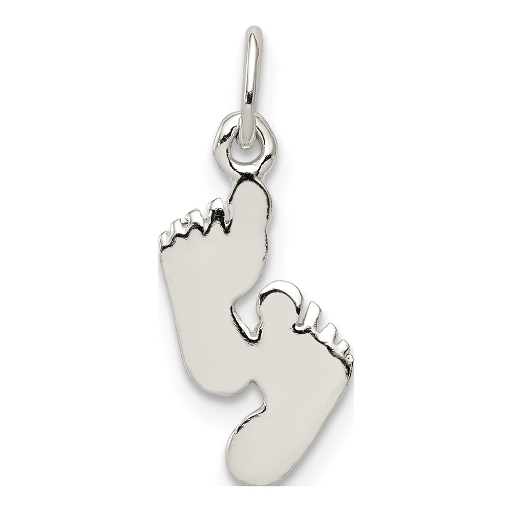 Sterling Silver Feet Pendant