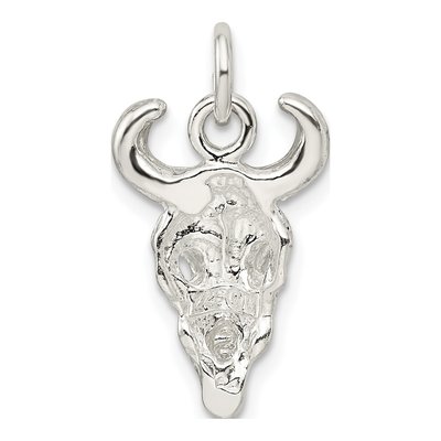 Sterling Silver Skull Charm – view 5