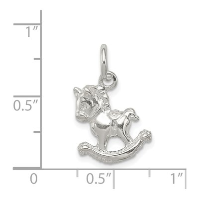 Sterling Silver Rocking Horse Pendant – view 4