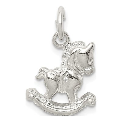 Sterling Silver Rocking Horse Pendant – view 5