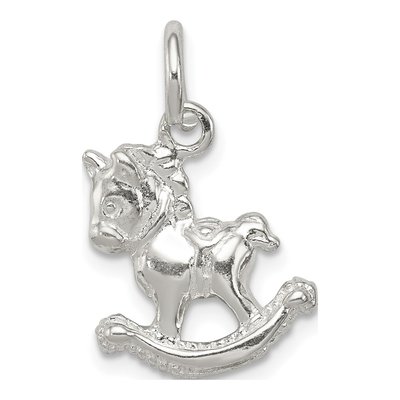 Sterling Silver Rocking Horse Pendant