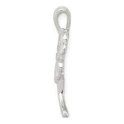Sterling Silver 4-Leaf Clover Pendant – view 3