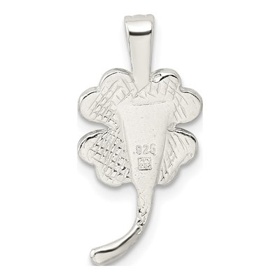 Sterling Silver 4-Leaf Clover Pendant – view 5