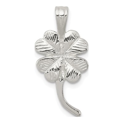 Sterling Silver 4-Leaf Clover Pendant