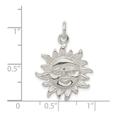Sterling Silver Sun Pendant – view 4