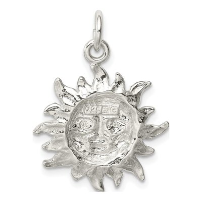 Sterling Silver Sun Pendant – view 5
