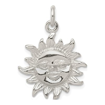 Sterling Silver Sun Pendant