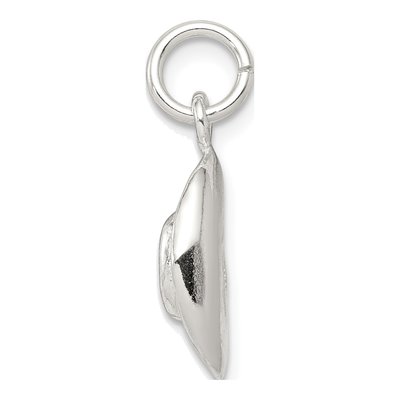 Sterling Silver Cowboy Hat Pendant – view 3