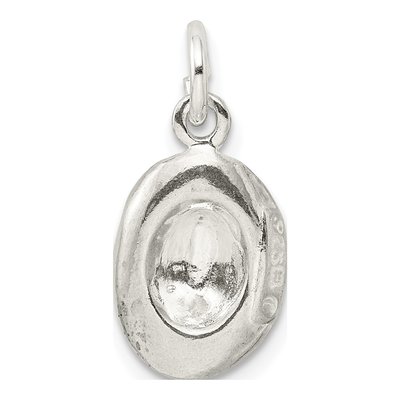 Sterling Silver Cowboy Hat Pendant – view 5