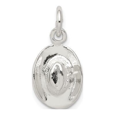 Sterling Silver Cowboy Hat Pendant