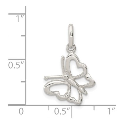 Sterling Silver Butterfly Pendant – view 4