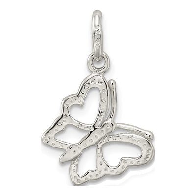 Sterling Silver Butterfly Pendant – view 5