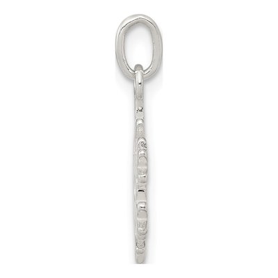 Sterling Silver Snowflake Pendant – view 3