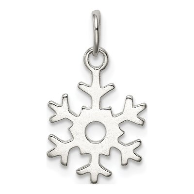 Sterling Silver Snowflake Pendant – view 5