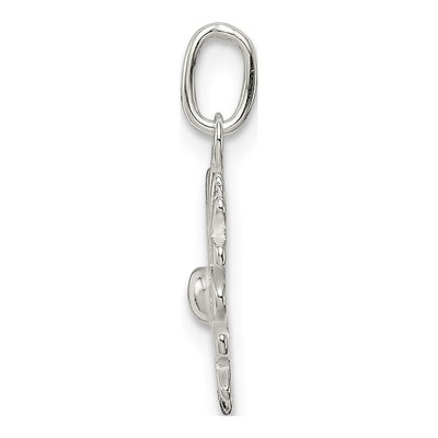 Sterling Silver Snowflake Charm – view 3