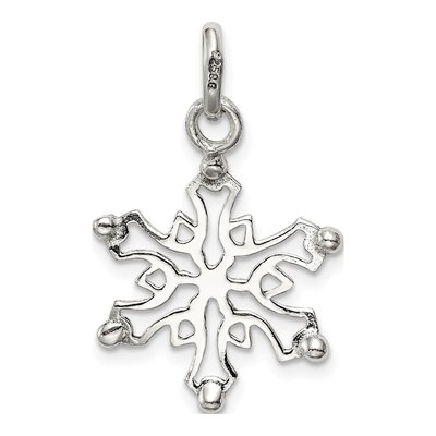 Sterling Silver Snowflake Pendant – view 5