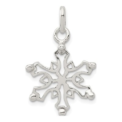 Sterling Silver Snowflake Pendant