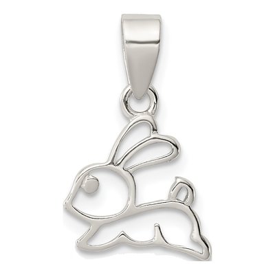 Sterling Silver Bunny Pendant