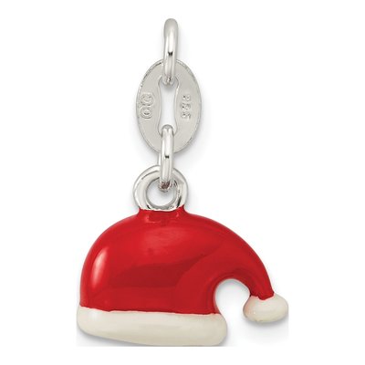 Sterling Silver Santa Hat Charm – view 5