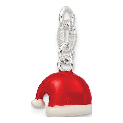 Sterling Silver Santa Hat Charm – view 6