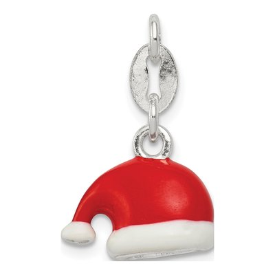 Sterling Silver Santa Hat Charm
