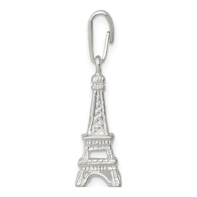 Sterling Silver Eiffel Tower Pendant – view 3