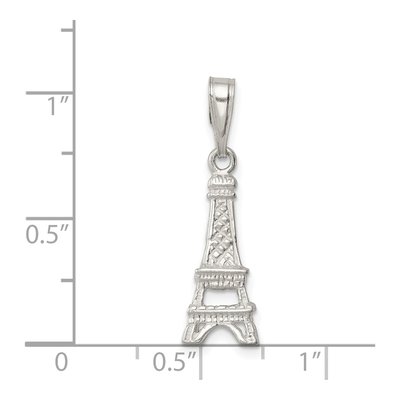 Sterling Silver Eiffel Tower Pendant – view 4