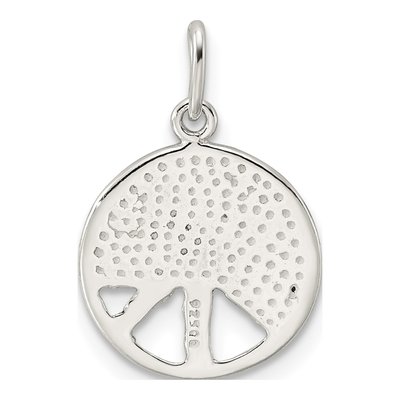 Sterling Silver Enamel American Flag Peace Pendant – view 4