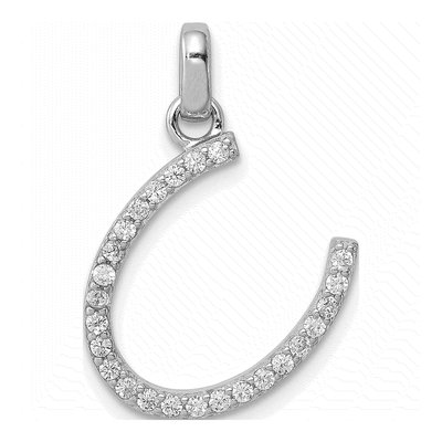 Sterling Silver CZ Pendant