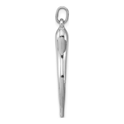 Sterling Silver Horn Pendant – view 3