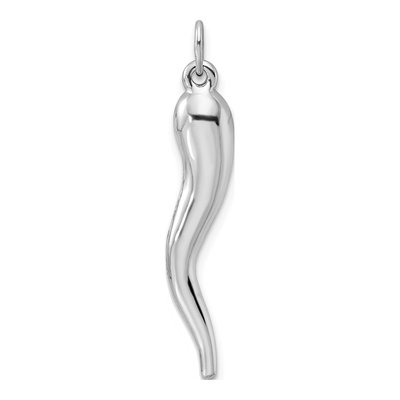 Sterling Silver Horn Pendant – view 4