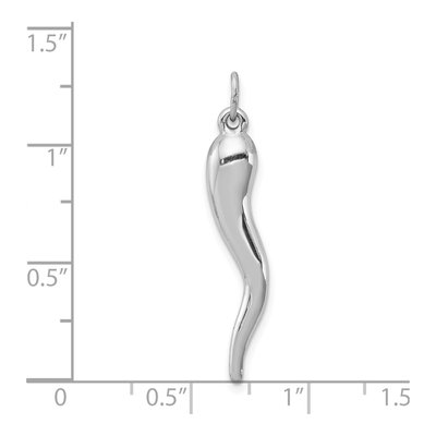 Sterling Silver Horn Pendant – view 5