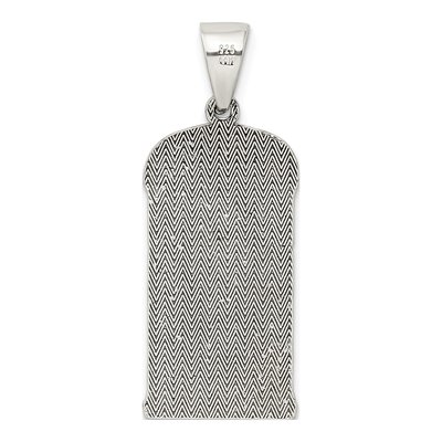 Sterling Silver Stacked Elephants Pendant – view 5