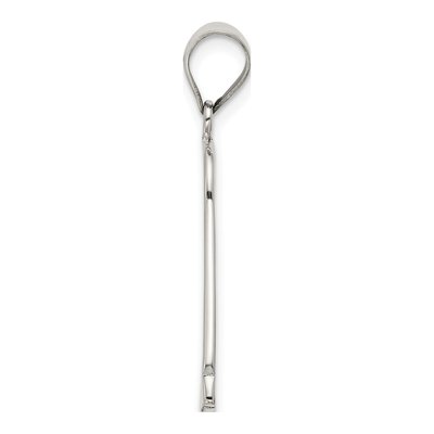 Sterling Silver Antiqued Good Luck Icon Pendant – view 3