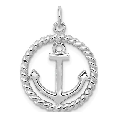 Sterling Silver Anchor Pendant