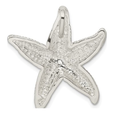 Sterling Silver Starfish Slide Pendant – view 5