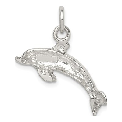 Sterling Silver Dolphin Pendant – view 5